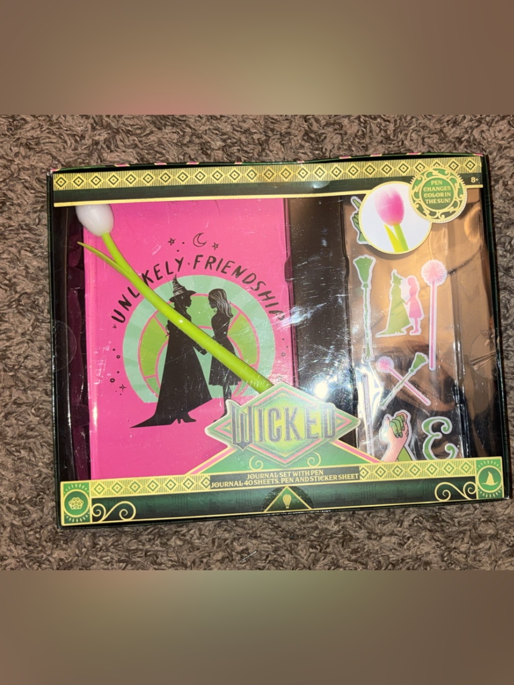 Wicked Friendship Pink Journal & Sticker Gift Set - Picture 3 of 3